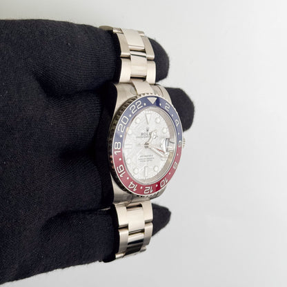 Rolex GMT-Master II Pepsi 40mm Meteorite Dial Watch Ref# 126719BLRO