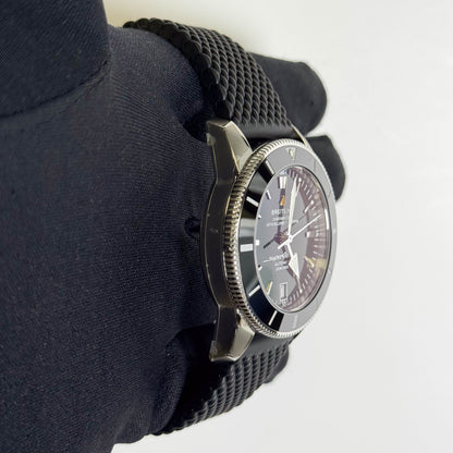 Breitling Superocean Heritage B20 Automatic 42mm Dark Green Dial Watch Ref# AB2010121L1S1