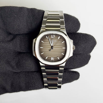 Patek Philippe Nautilus 35.20mm Grey Dial Watch Ref# 7118/1A-011