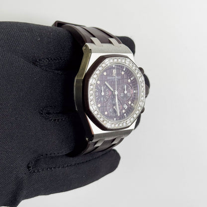 Audemars Piguet Royal Oak Offshore 37mm Deep Purple Dial Watch Ref: 26048SK.ZZ.D066CA.01