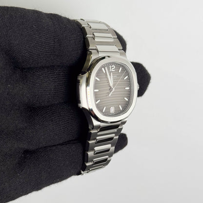 Patek Philippe Nautilus 35.20mm Grey Dial Watch Ref# 7118/1A-011