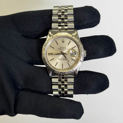 Rolex Datejust 36mm Silver Dial Watch Ref# 16264 - Happy Jewelers Fine Jewelry Lifetime Warranty