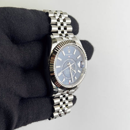 Rolex Sky-Dweller 42mm Blue Dial Watch Ref# 336934