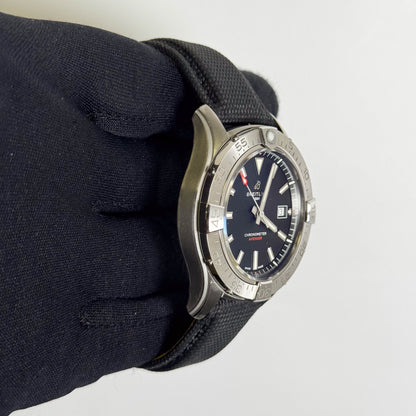 Breitling Avenger 42mm Black Dial Watch Ref# A17328 - Happy Jewelers Fine Jewelry Lifetime Warranty