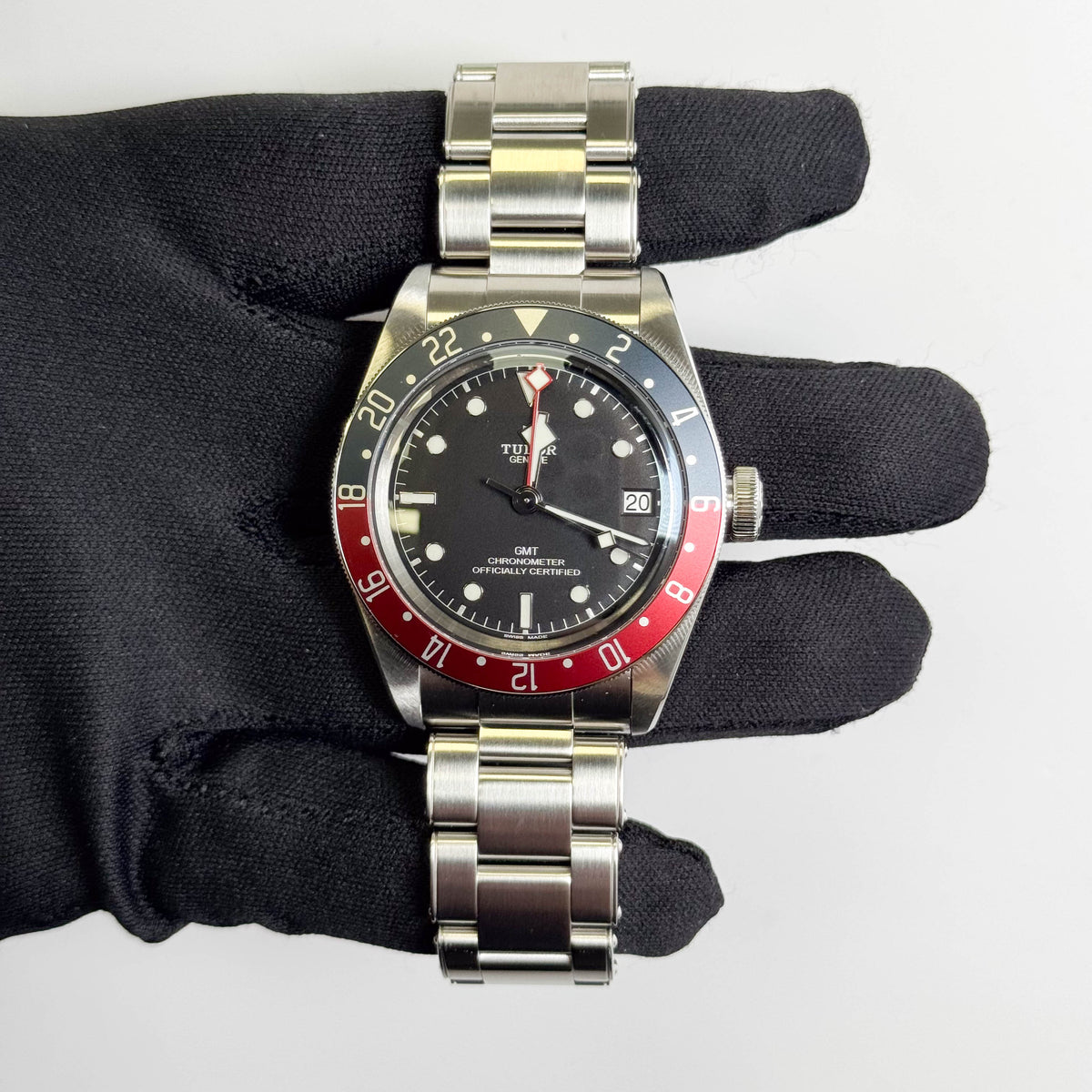 Tudor Black Bay GMT 41mm Black Dial Watch Ref# 79830RB
