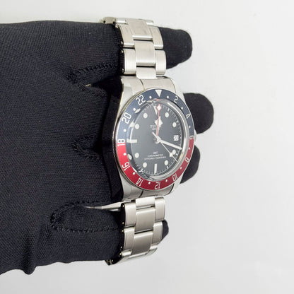 Tudor Black Bay GMT 41mm Black Dial Watch Ref# 79830RB