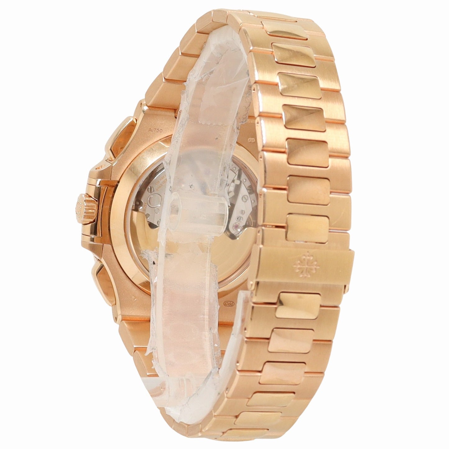 Patek Philippe Nautilus 40mm Rose Gold Black Annual Calendar Stick Dial Watch Refference# 5980/1R-001 - Happy Jewelers Fine Jewelry Lifetime Warranty