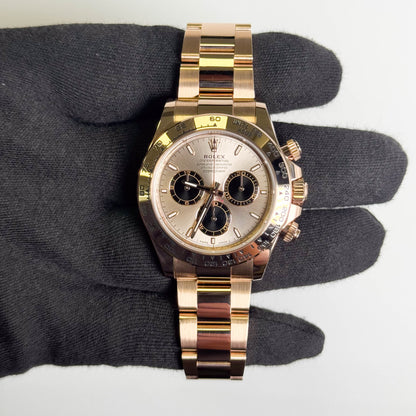 Rolex Daytona 40mm Sundust Pink Dial Watch Ref# 126505