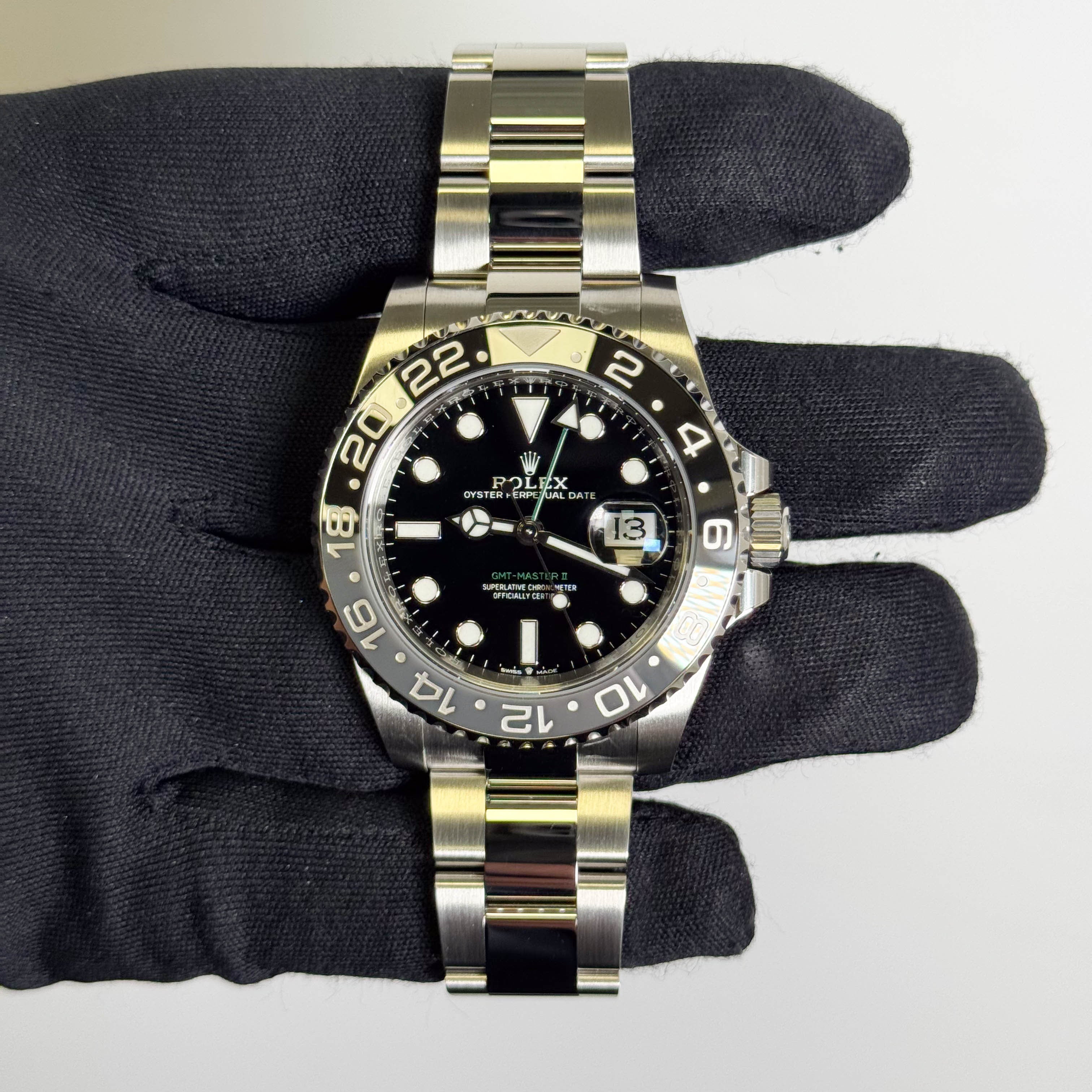 Rolex GMT-Master II 40mm Black Dial Watch Ref# 126710GRNR - Happy Jewelers Fine Jewelry Lifetime Warranty