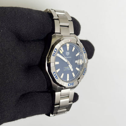 TAG Heuer Aquaracer 43mm Blue Dial Watch Ref# WAY2012.BA0927
