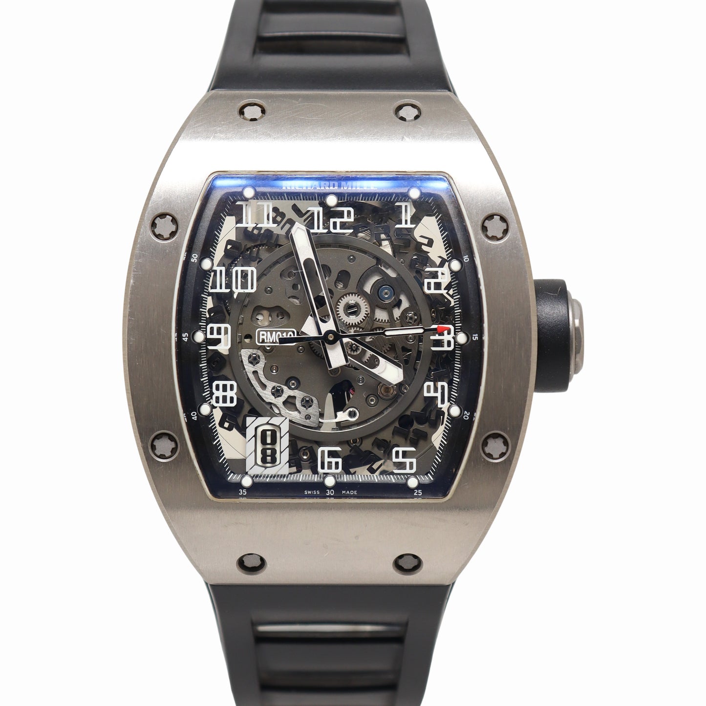 Richard Mille RM-010 AL Ti Titanium 38x45mm Skeleon Arabic Dial Watch Reference #: RM010 AlTi