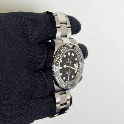 Rolex GMT-Master II 40mm Black Dial Watch Ref# 126710GRNR - Happy Jewelers Fine Jewelry Lifetime Warranty