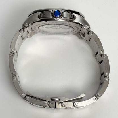 Cartier Calibre De Stainless Steel 42mm Silver Roman Dial Watch Ref# W7100015 - Happy Jewelers Fine Jewelry Lifetime Warranty