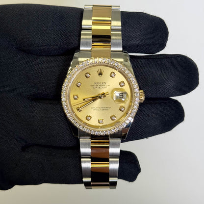 Rolex Datejust 36mm Champagne Dial Watch Ref# 126233 - Happy Jewelers Fine Jewelry Lifetime Warranty