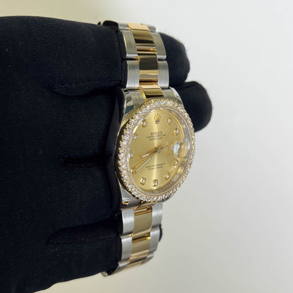 Rolex Datejust 36mm Champagne Dial Watch Ref# 126233 - Happy Jewelers Fine Jewelry Lifetime Warranty