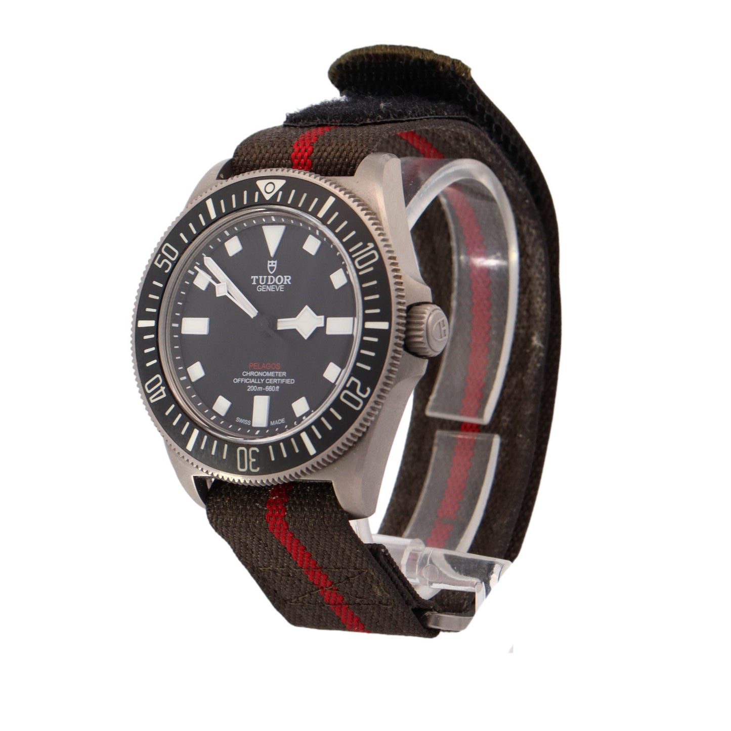 Tudor Pelagos FXD Titanium 42mm Black Dot Dial Watch Reference #: 25717N - Happy Jewelers Fine Jewelry Lifetime Warranty