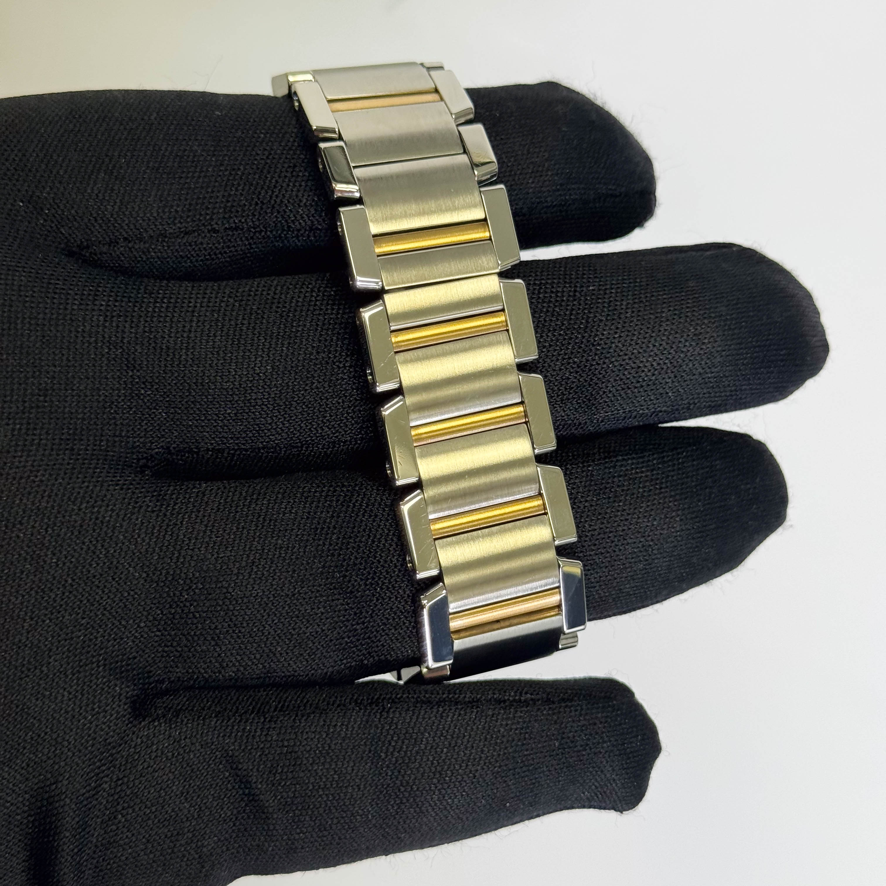 Cartier Tank Stainless Steel 32mm White Dial Watch Ref# W51005Q4 - Happy Jewelers Fine Jewelry Lifetime Warranty