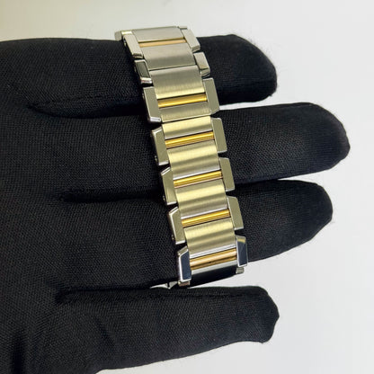 Cartier Tank Stainless Steel 32mm White Dial Watch Ref# W51005Q4 - Happy Jewelers Fine Jewelry Lifetime Warranty