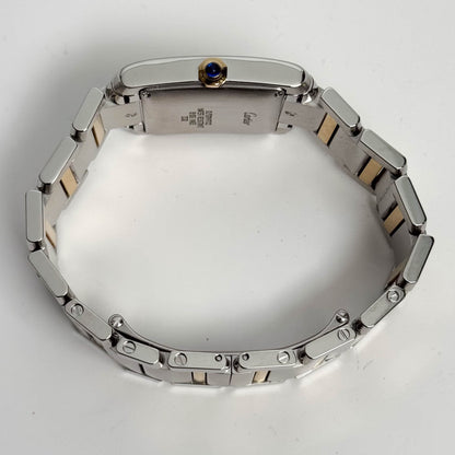 Cartier Tank Stainless Steel 32mm White Dial Watch Ref# W51005Q4 - Happy Jewelers Fine Jewelry Lifetime Warranty