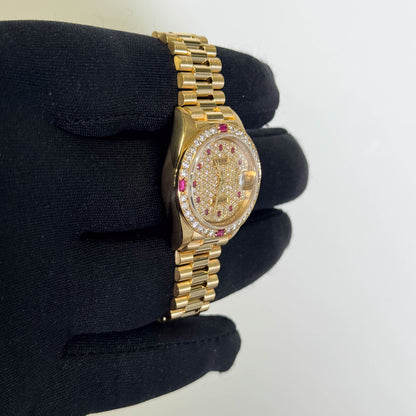 Rolex Datejust 26mm Champagne Dial Watch Ref# 69178 - Happy Jewelers Fine Jewelry Lifetime Warranty