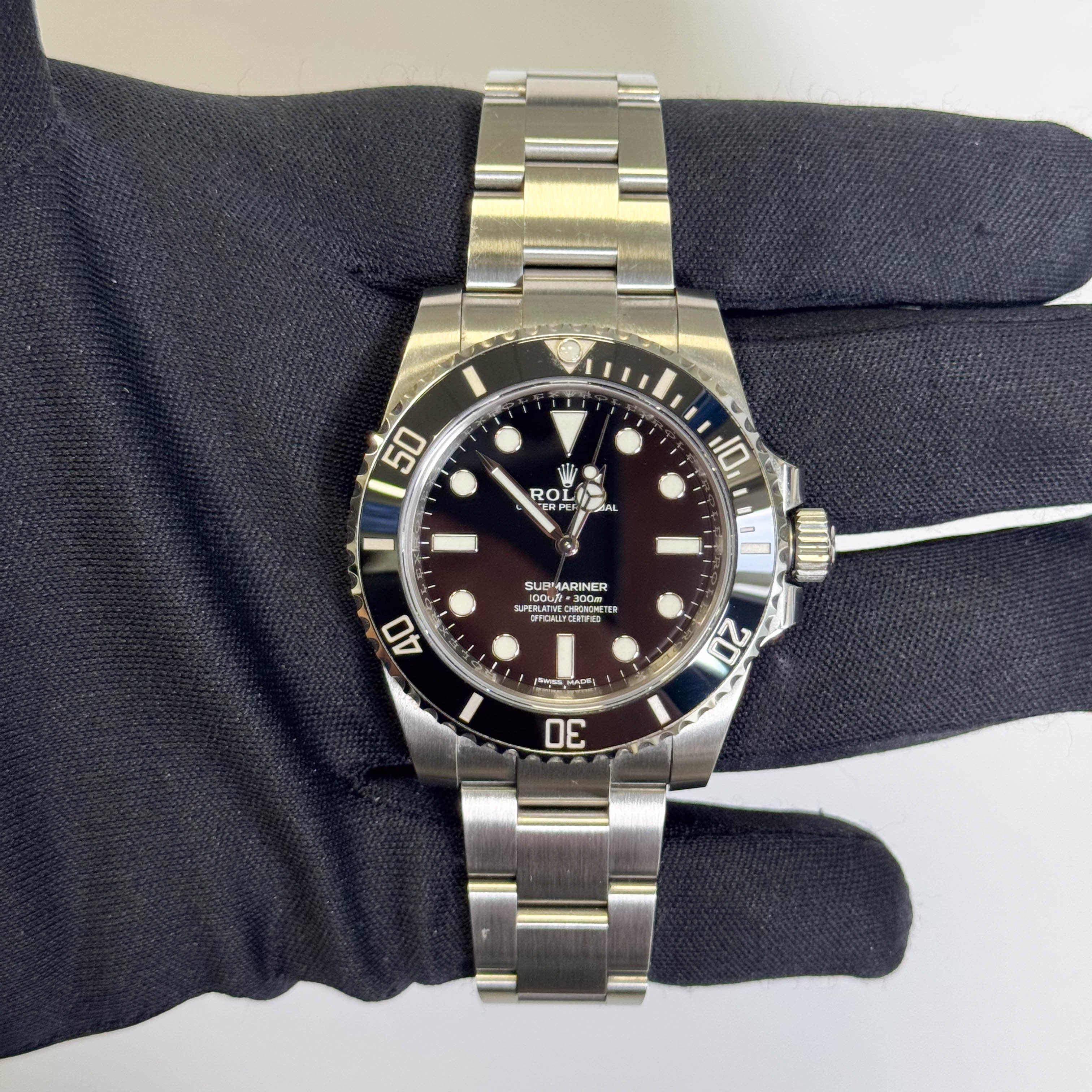 Rolex Submariner 40mm Black Dial Watch Ref# 114060 - Happy Jewelers Fine Jewelry Lifetime Warranty