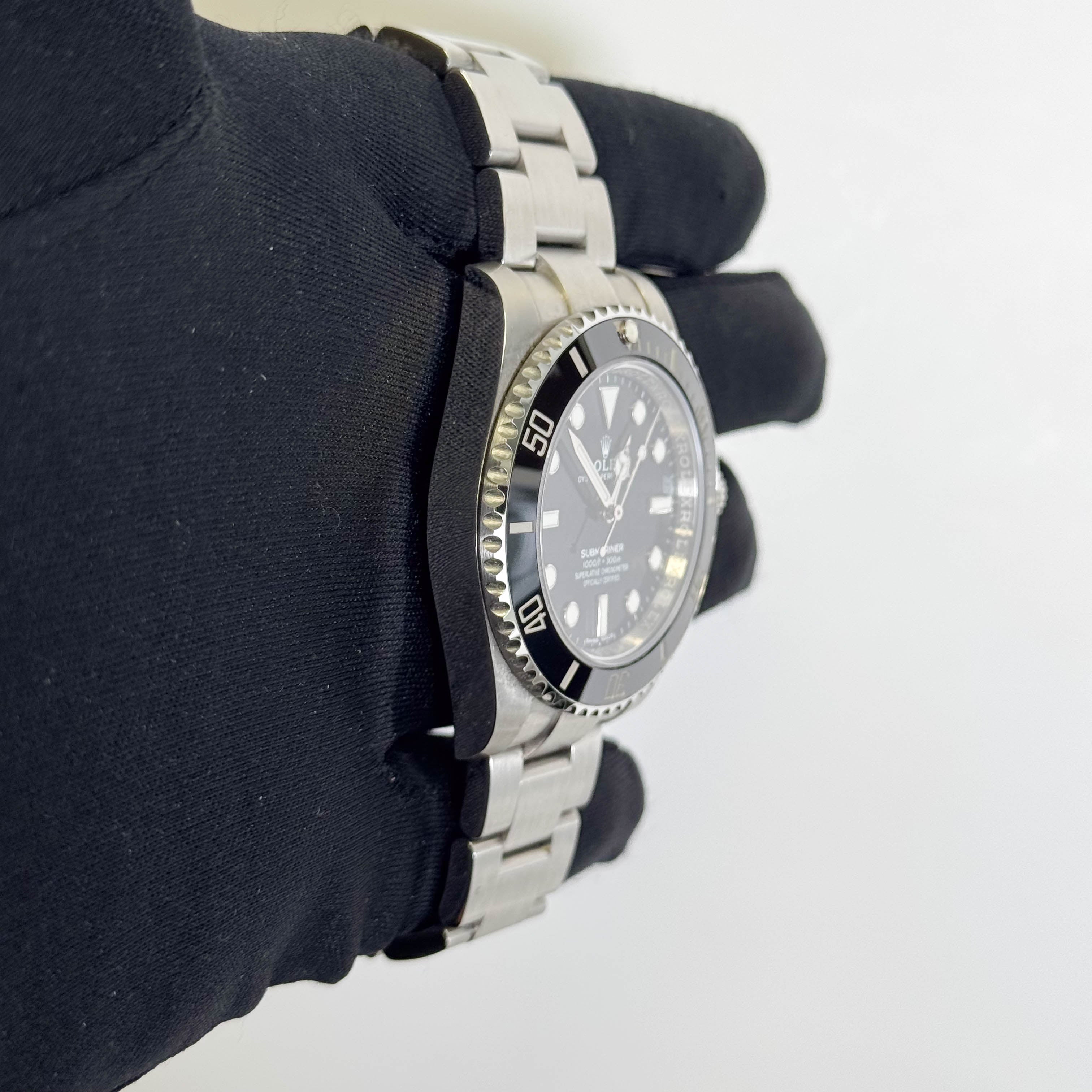 Rolex Submariner 40mm Black Dial Watch Ref# 114060 - Happy Jewelers Fine Jewelry Lifetime Warranty