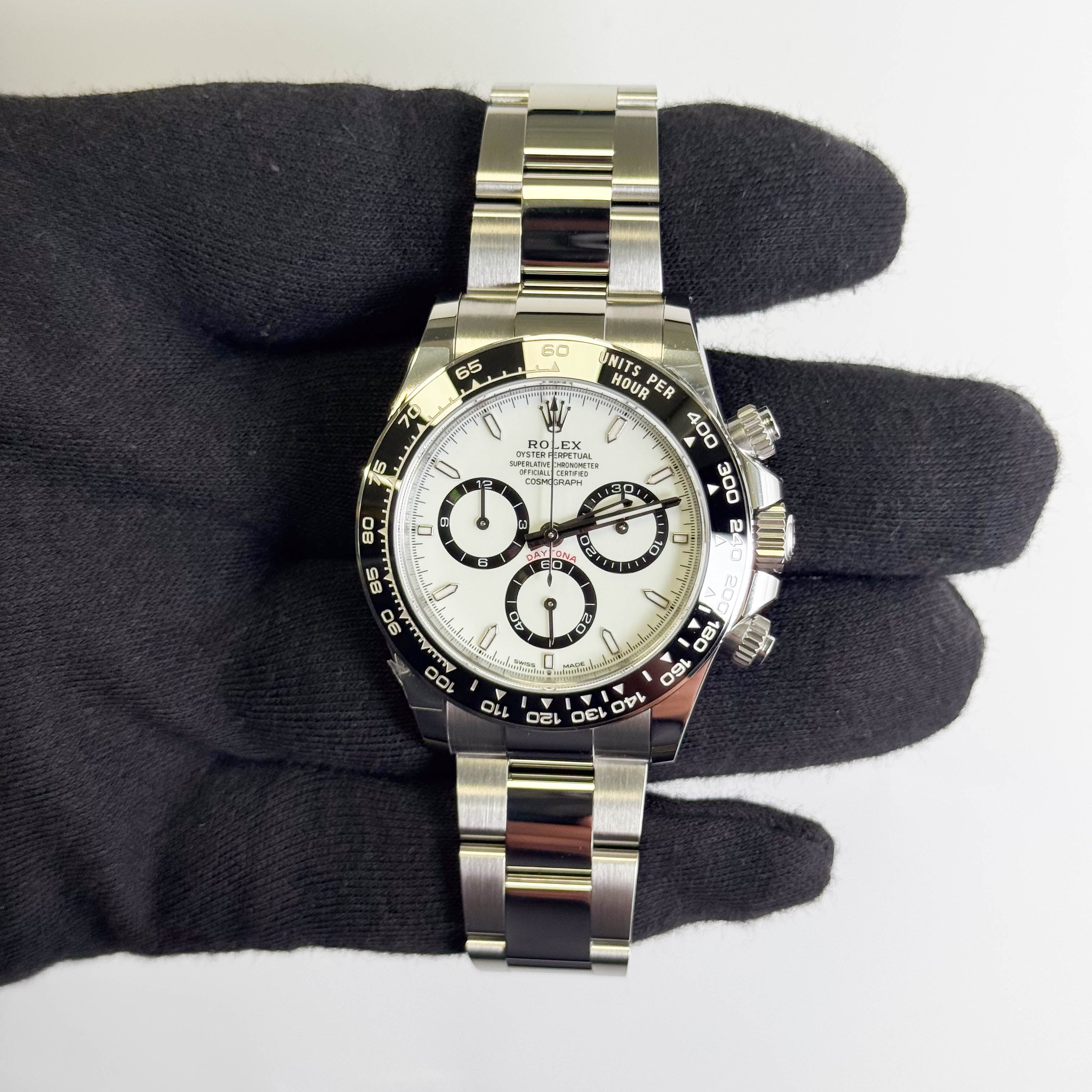 Rolex Daytona 40mm White Dial Watch Ref# 126500LN