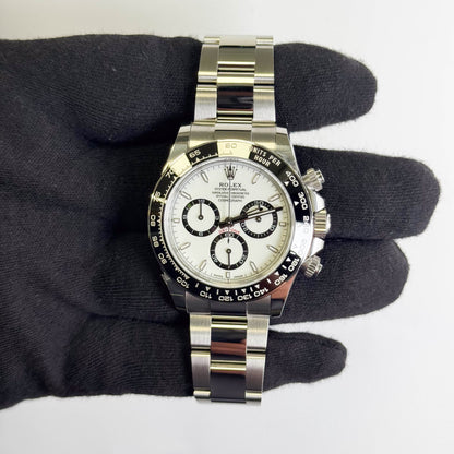 Rolex Daytona 40mm White Dial Watch Ref# 126500LN