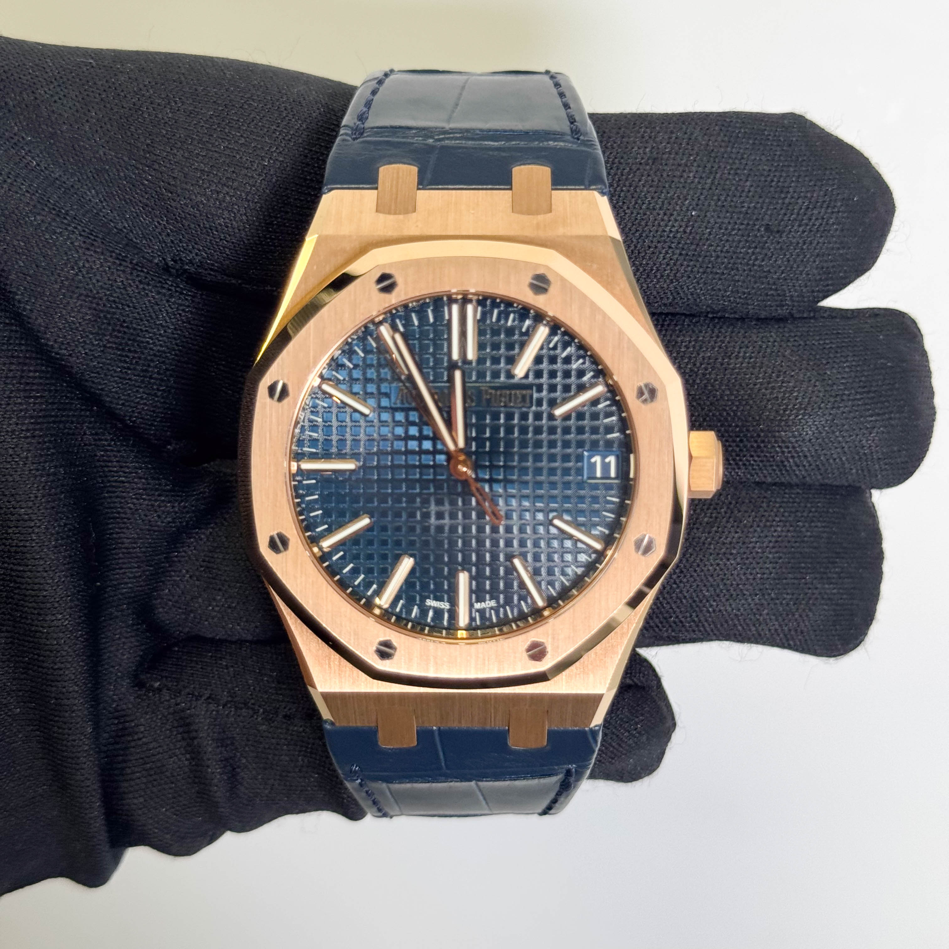 Audemars Piguet Royal Oak Offshore 41mm Blue Dial Watch Ref