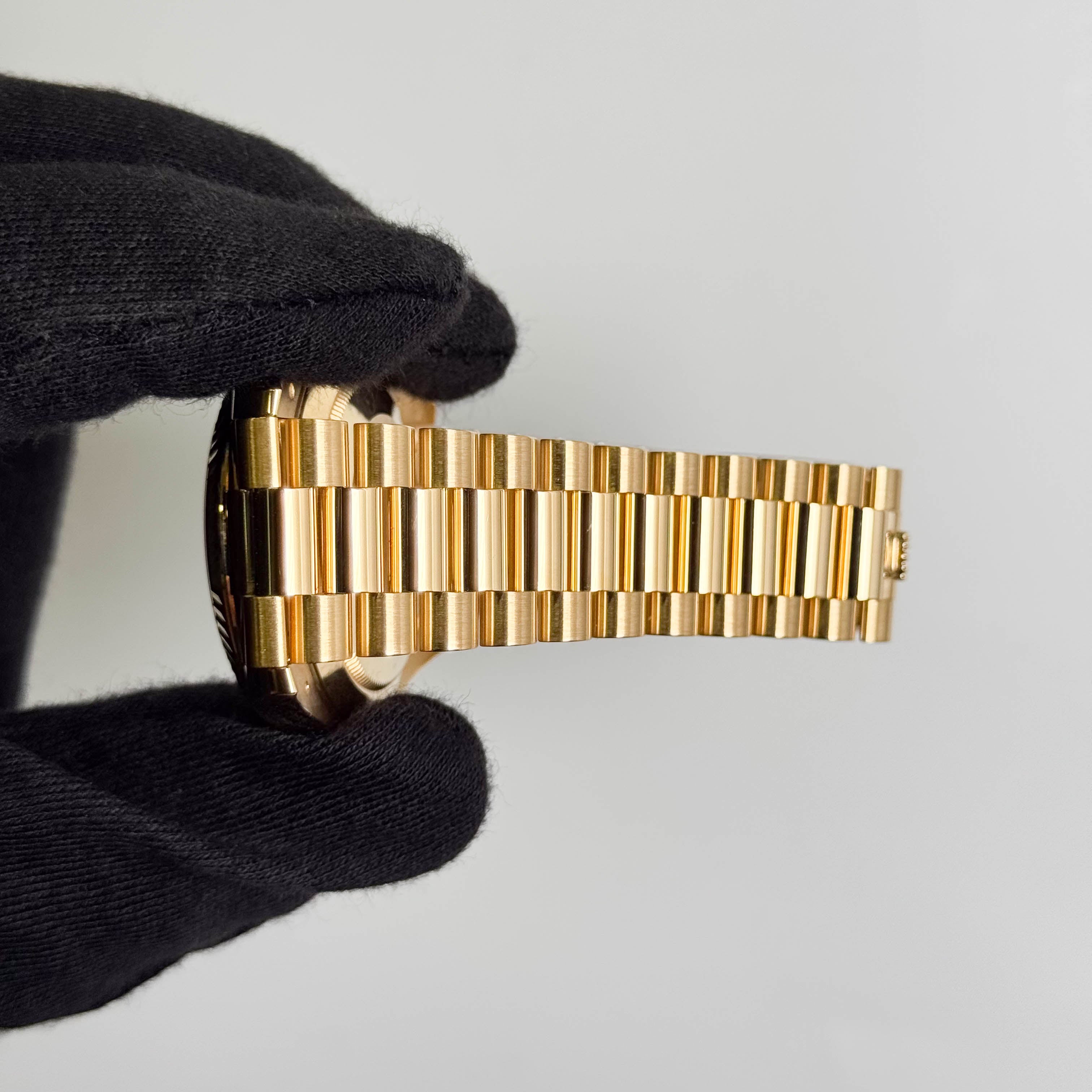 Rolex Day-Date 40mm Black Dial Watch Ref# 228238
