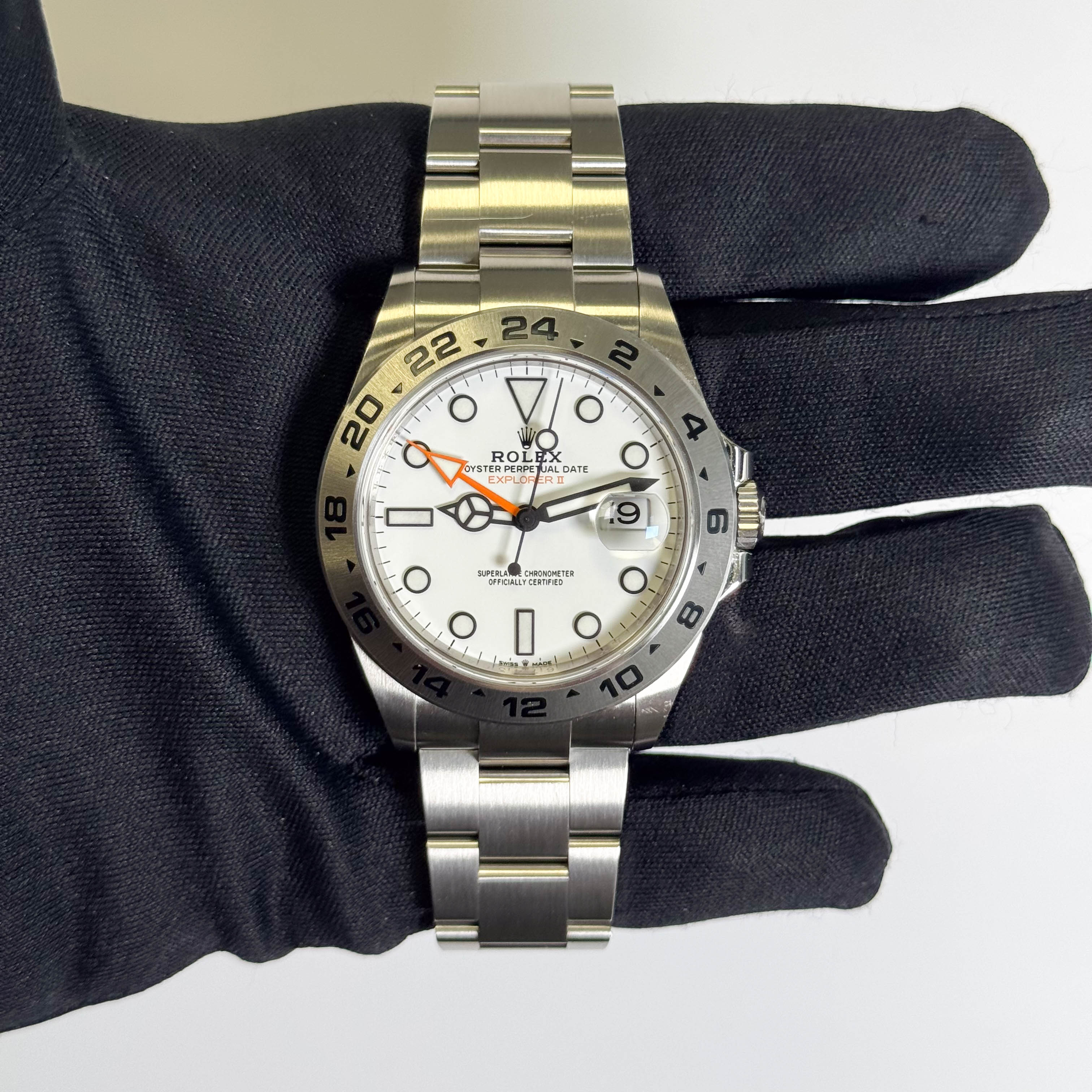 Rolex Explorer II 42mm White Dial Watch Ref# 226570