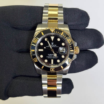 Rolex Submariner 40mm Black Dial Watch Ref# 116613LN - Happy Jewelers Fine Jewelry Lifetime Warranty