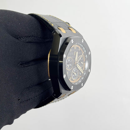 Audemars Piguet Royal Oak Offshore 43mm Black Chronograph Dial Watch Ref# 26420CE.OO.A127CR.01