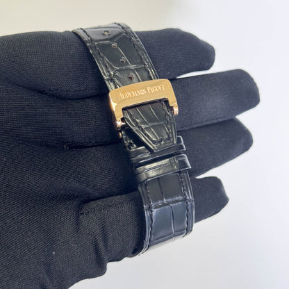 Audemars Piguet Royal Oak 41mm Black Dial Watch Ref# 15500OR.OO.D002CR.01 - Happy Jewelers Fine Jewelry Lifetime Warranty