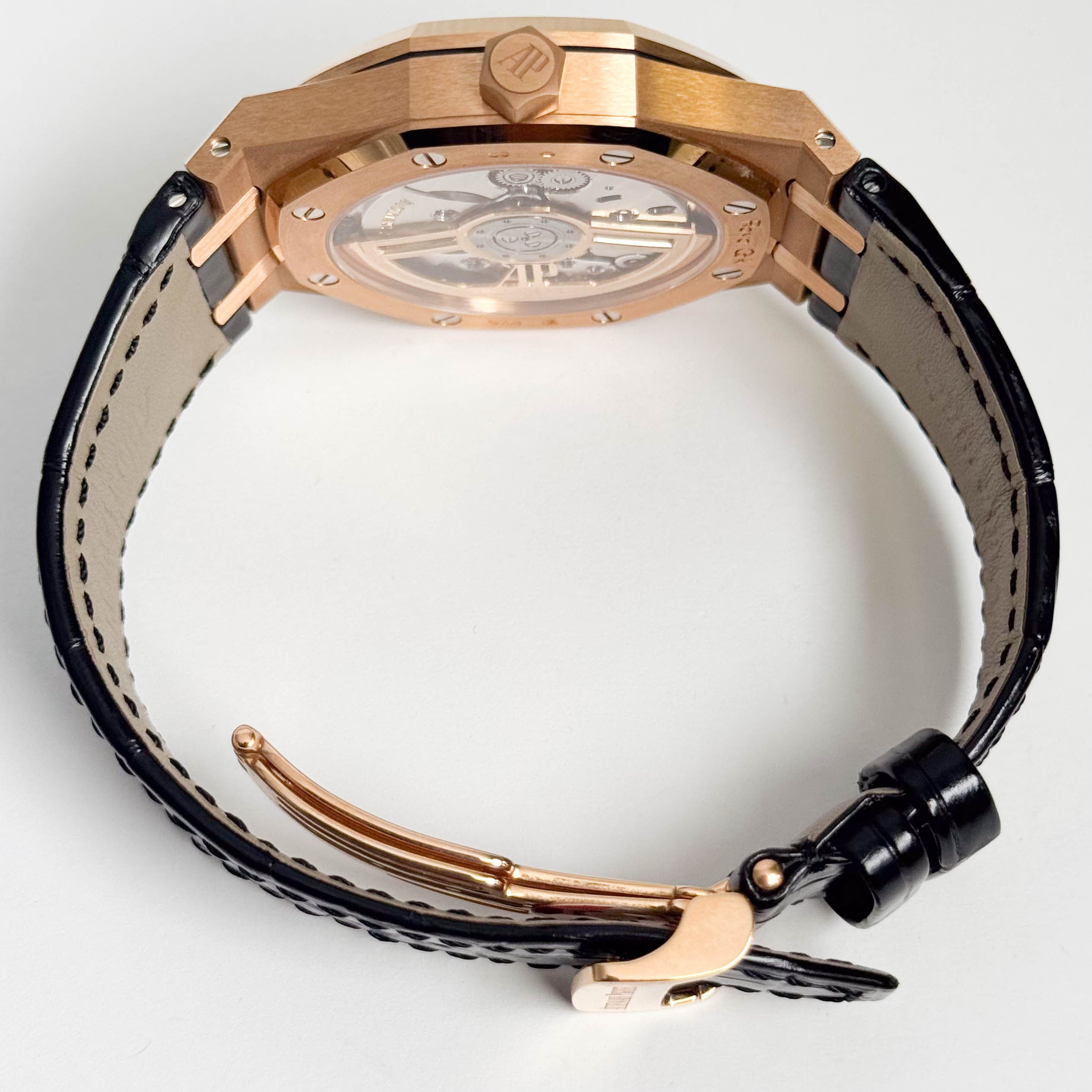 Audemars Piguet Royal Oak 41mm Black Dial Watch Ref# 15500OR.OO.D002CR.01 - Happy Jewelers Fine Jewelry Lifetime Warranty