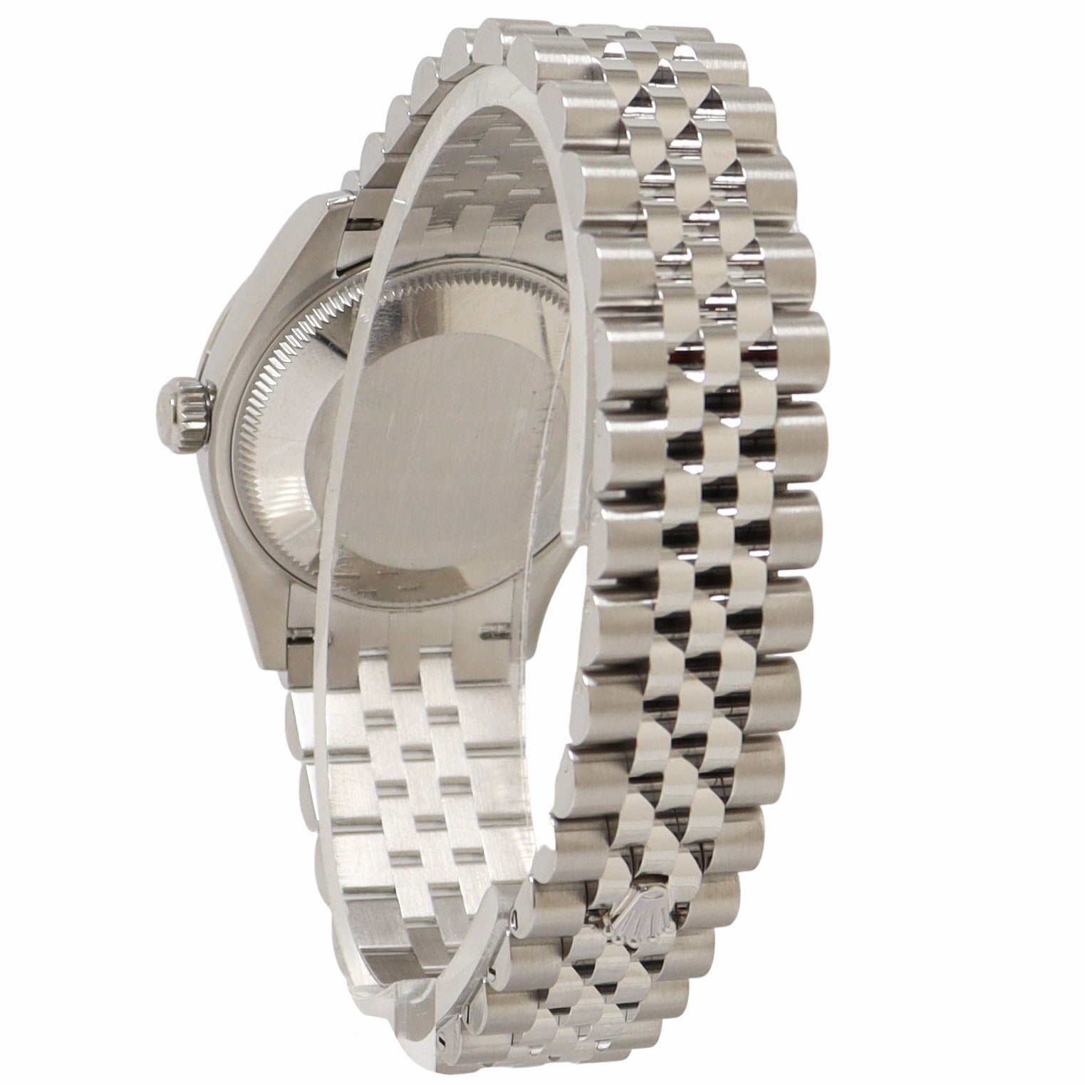 Rolex Datejust 31mm Stainless Steel Blue Flower Diamond Dial Watch