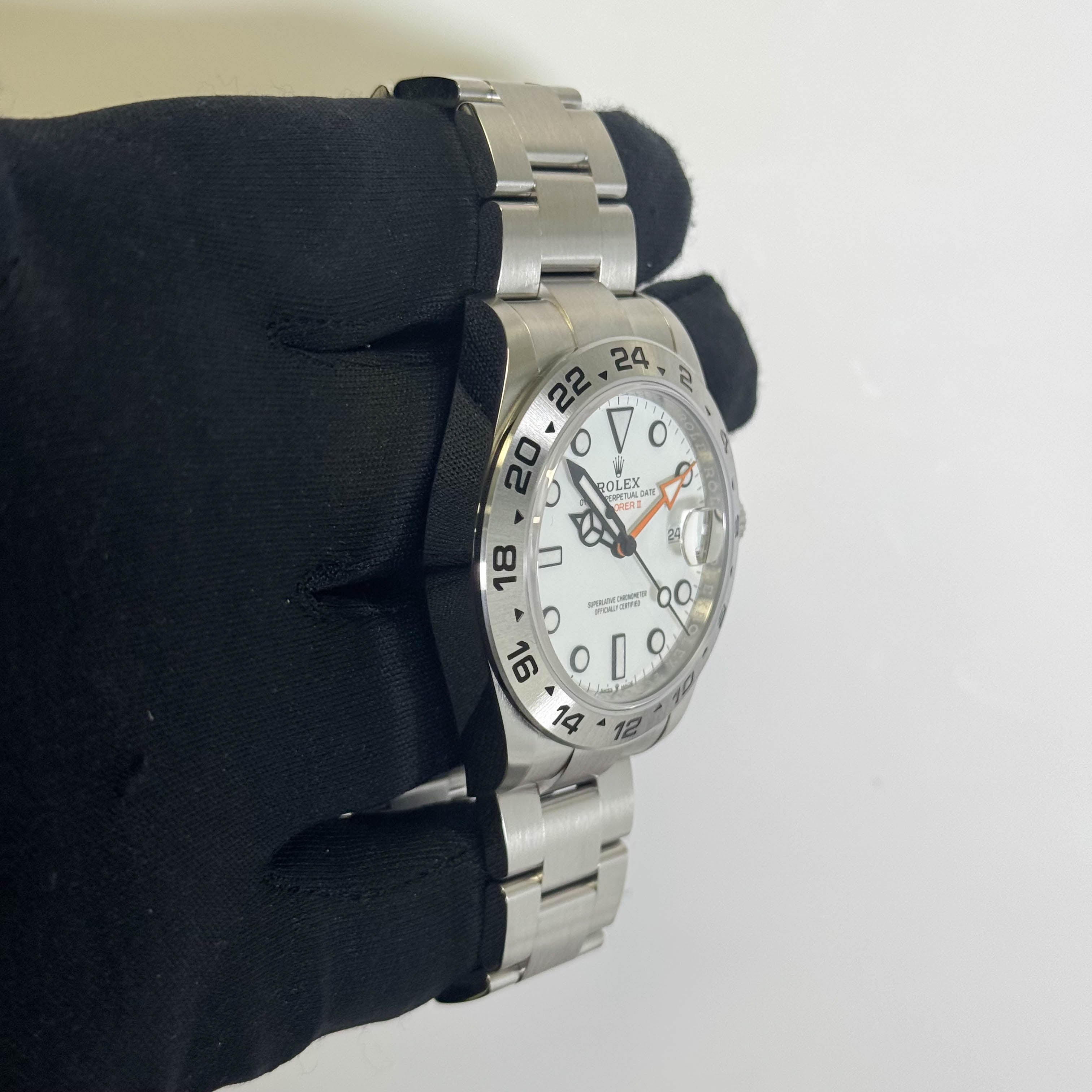 Rolex Explorer II 42mm White Dial Watch Ref# 226570