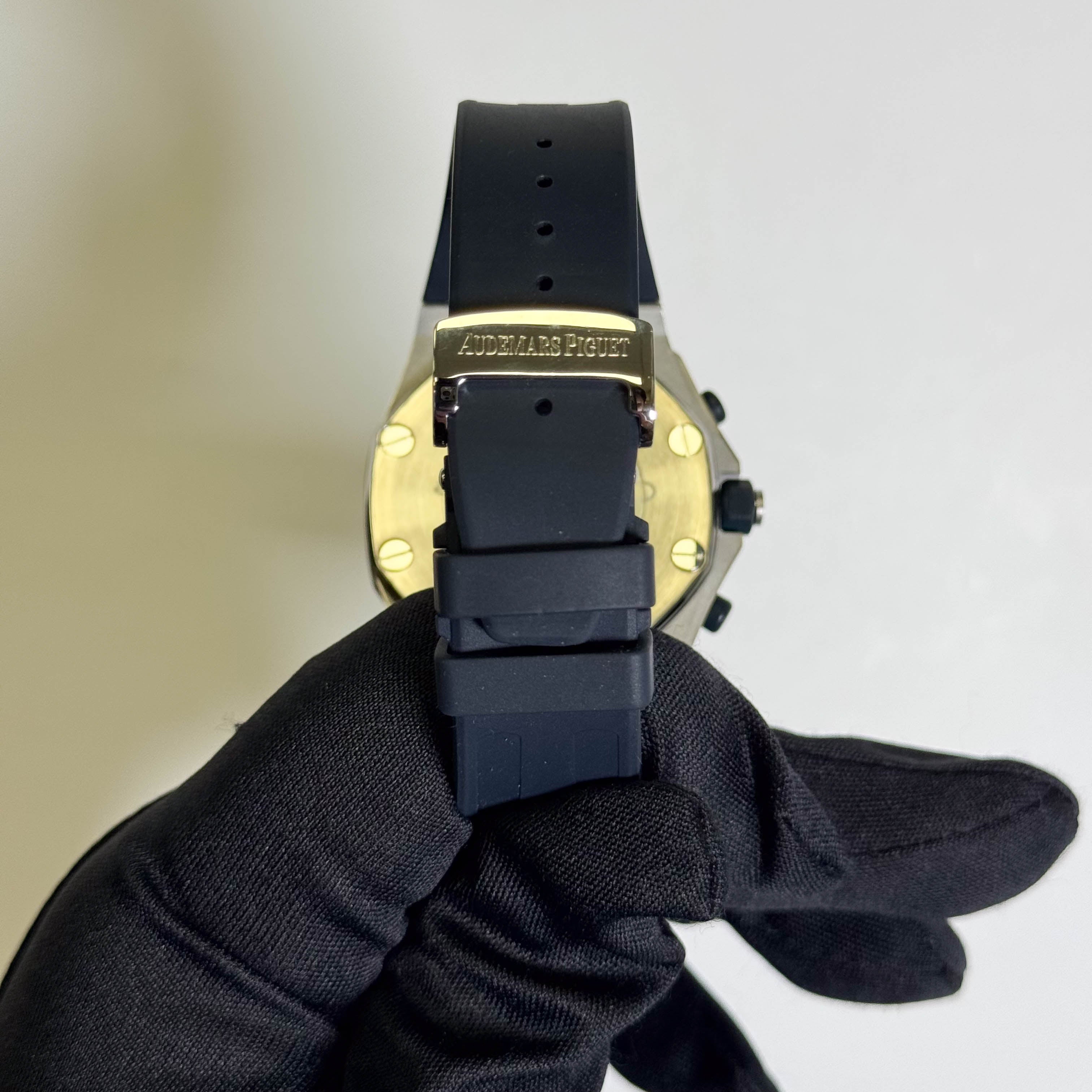 Audemars Piguet Royal Oak Offshore 42mm White Dial Watch Ref# 26020ST.OO.D020IN.01 - Happy Jewelers Fine Jewelry Lifetime Warranty