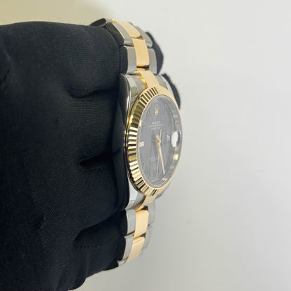 Rolex Datejust 41mm Wimbledon Dial Watch Ref# 126333