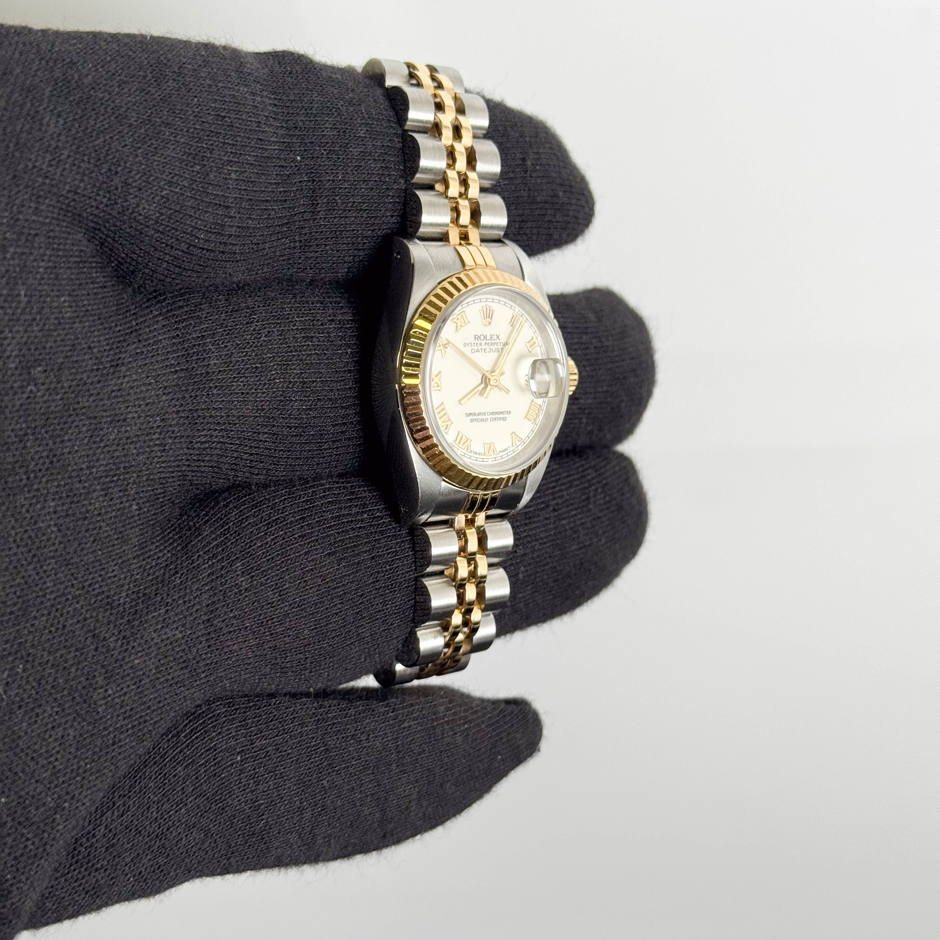Rolex Datejust 26mm Ivory Dial Watch Ref# 69173