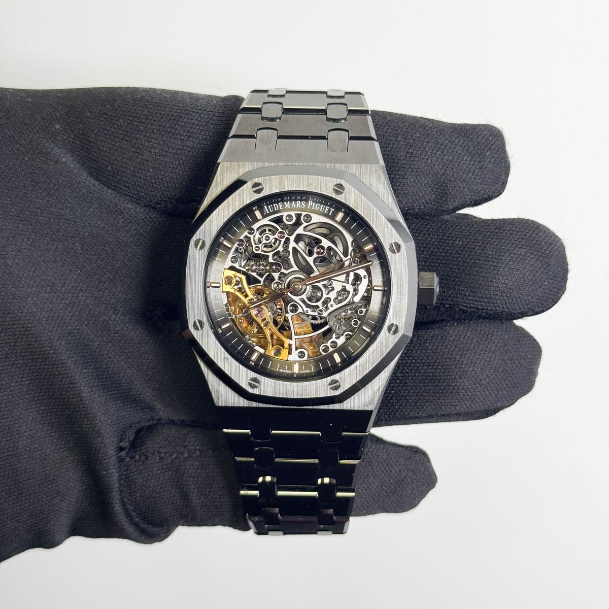 Audemars Piguet Royal Oak 41mm Skeletonized Dial Watch Ref# 15416CE.OO.1225CE