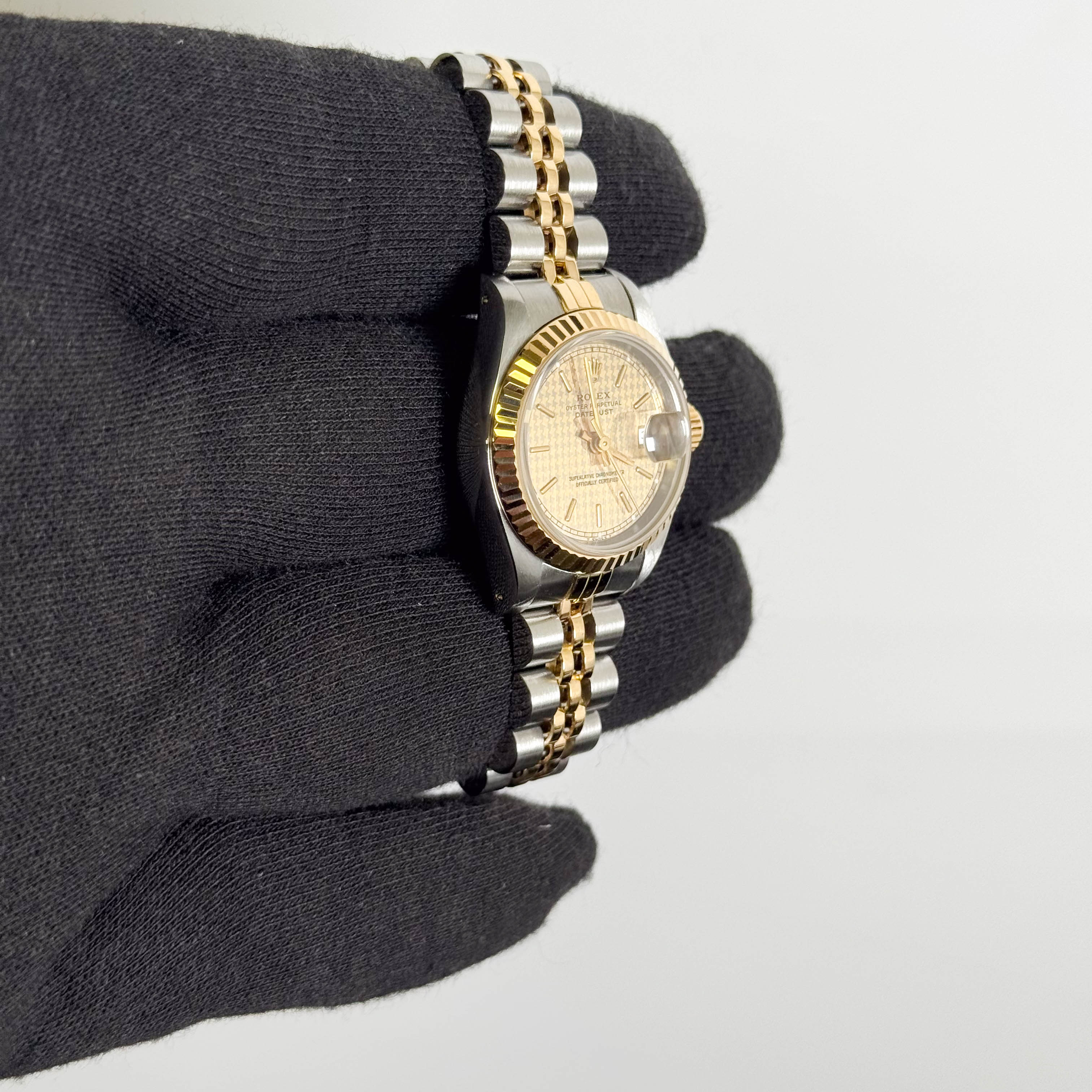 Rolex Datejust 26mm Champagne Dial Watch Ref# 69173