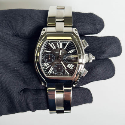 Cartier Roadster 43mm Black Dial Watch Ref# W62020X6 - Happy Jewelers Fine Jewelry Lifetime Warranty