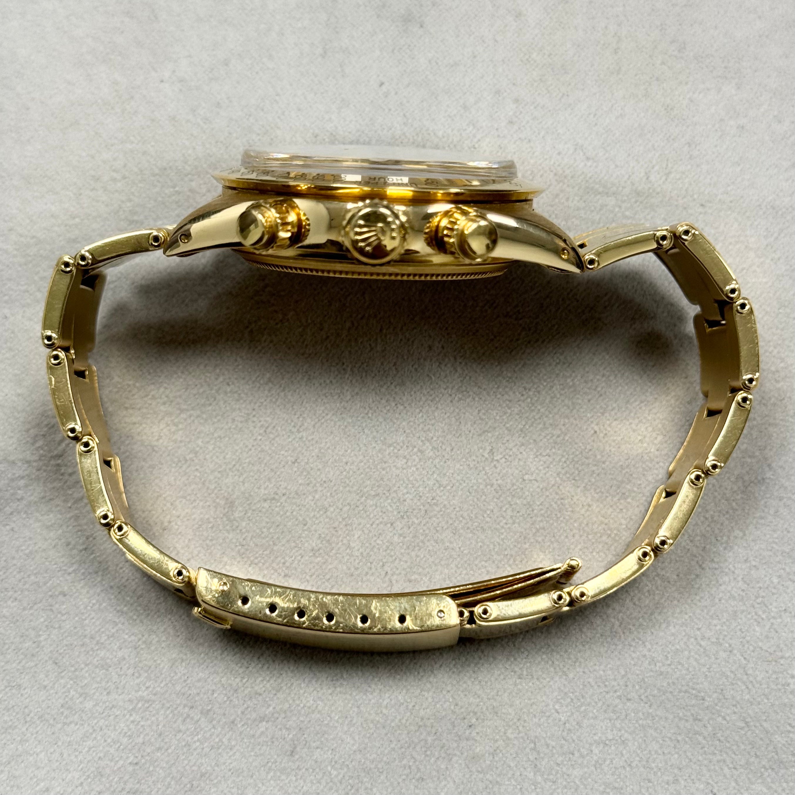 Rolex Daytona 37.5mm Champagne Dial Watch Ref# 6265 - Happy Jewelers Fine Jewelry Lifetime Warranty