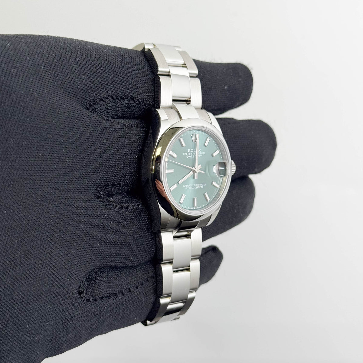 Rolex Datejust 31mm Green Dial Watch Ref# 278240
