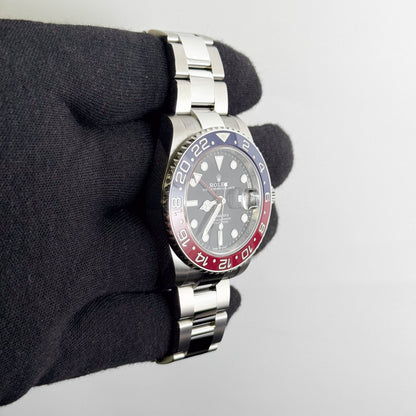 Rolex GMT Master II 40mm Black Dial Watch Ref# 126710BLRO