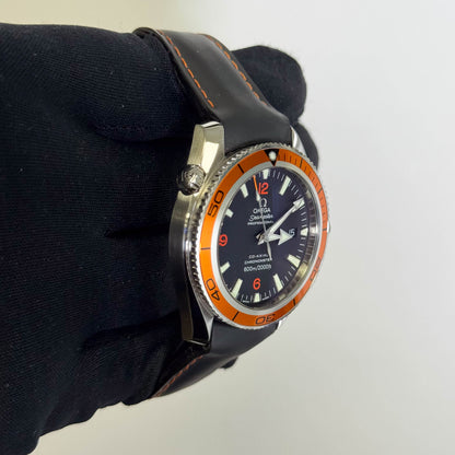 Omega Seamaster 42mm Black Dial Watch Ref# 2209.50.00 - Happy Jewelers Fine Jewelry Lifetime Warranty