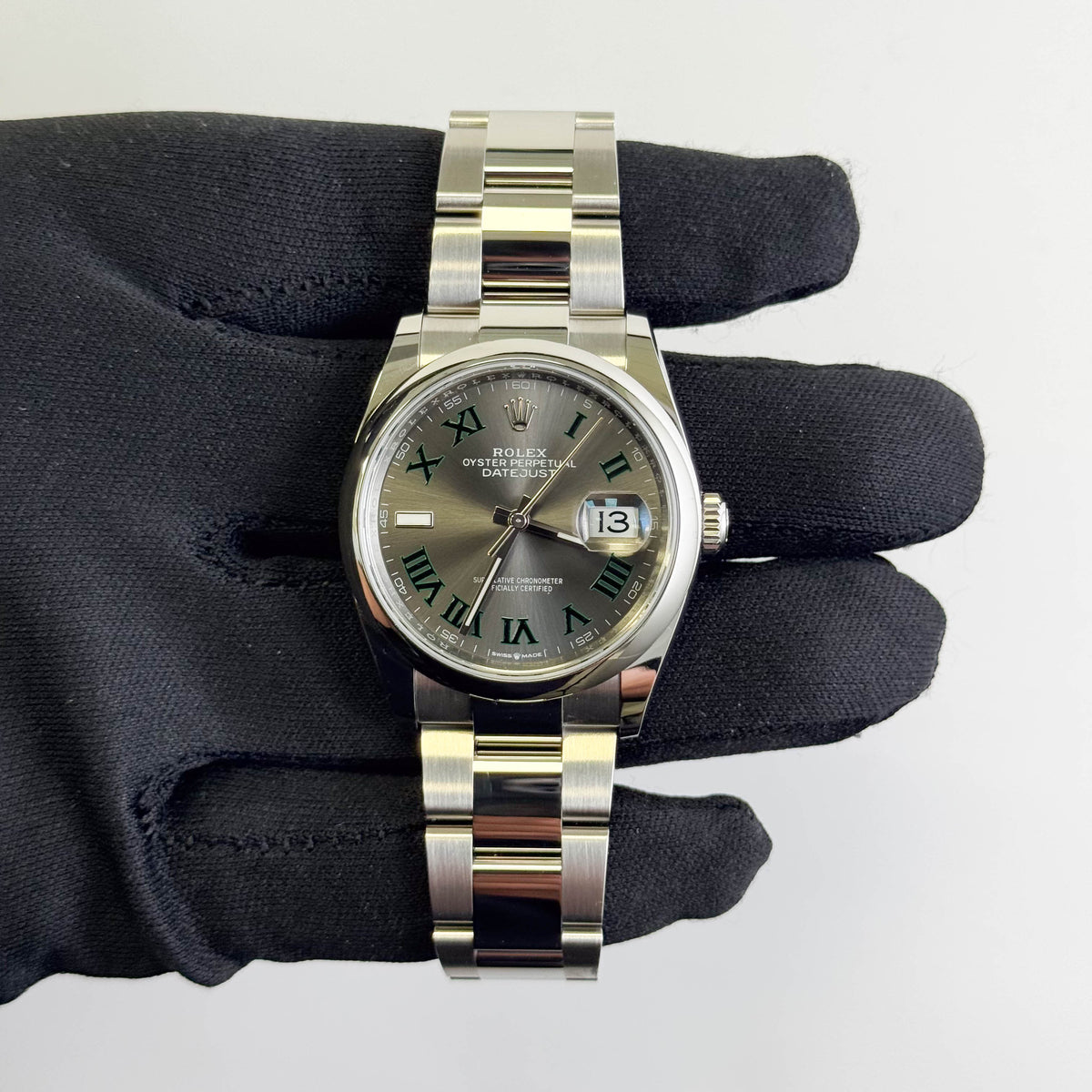 Rolex Datejust 36mm Wimbledon Dial Watch Ref# 126200