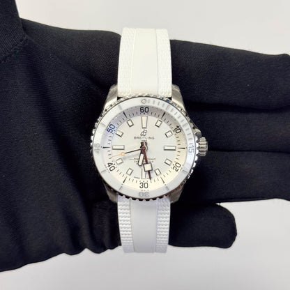 Breitling Superocean Automatic 36mm White Dial Watch Ref# A17377211A1S1