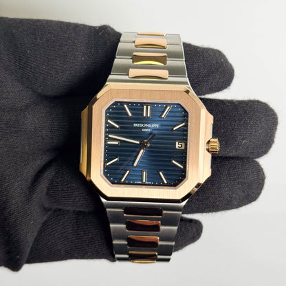 Patek Philippe Cubitis 45mm Blue Dial Watch Ref# 5821/1AR-001